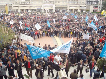 Protest de amploare la Mioveni